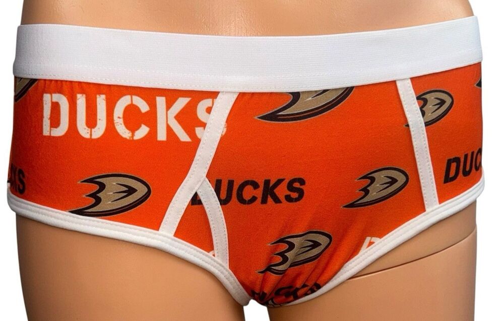 Anaheim Ducks Womens Small Underwear Sleepwear Booty Short Cheeky Brief NHL New